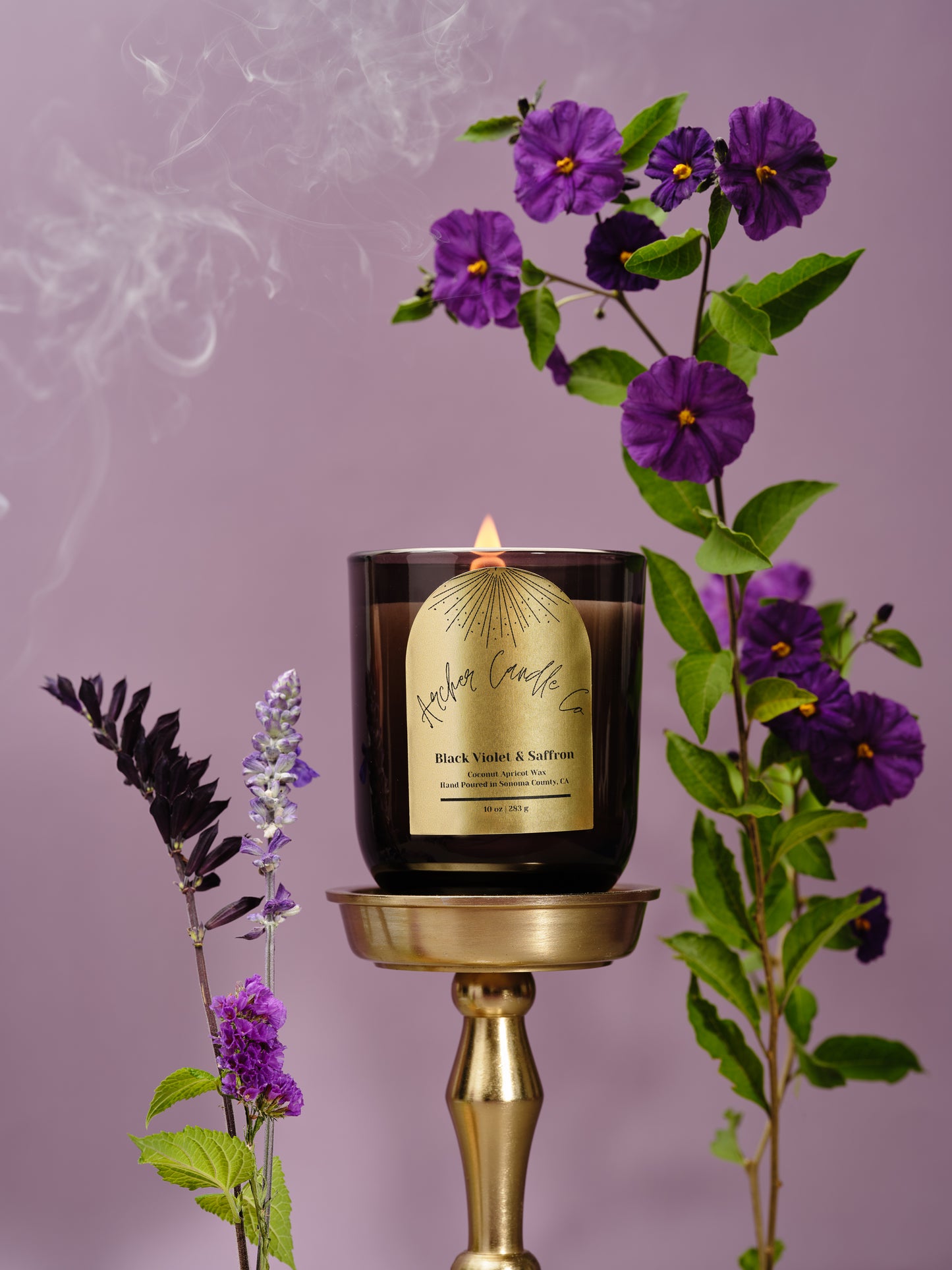 Black Violet Saffron | 10oz. Candle